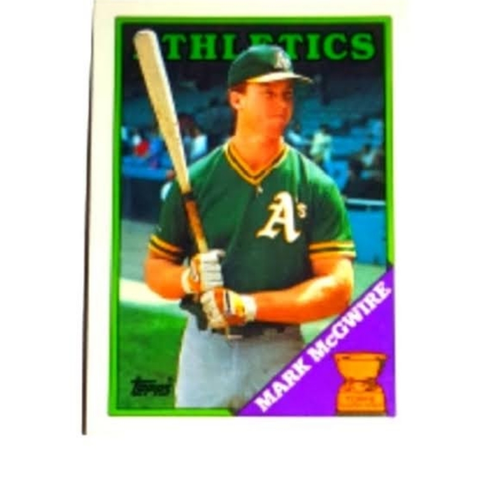 1988 Topps Mark McGwire All Star Rookie Trading Card #580